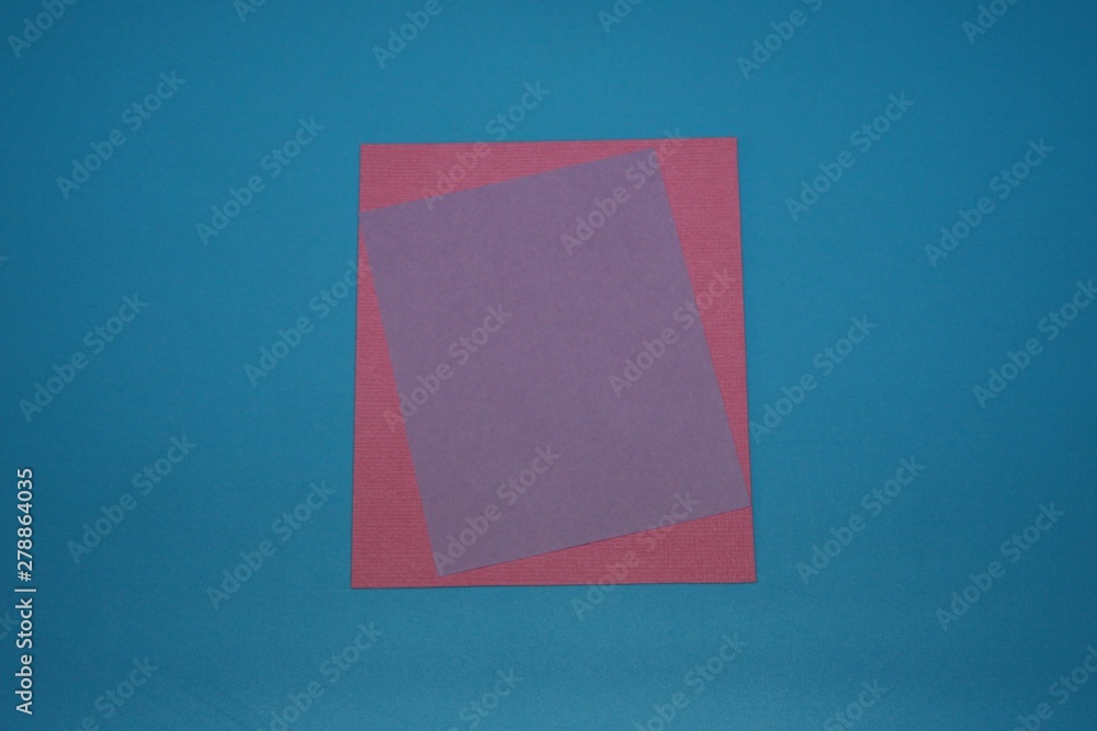 pink and violet white card with adhesive tape pink and violet white card with adhesive tape