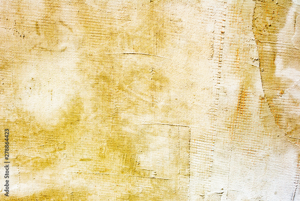 Naklejka premium Texture of a concrete wall with cracks and scratches which can be used as a background