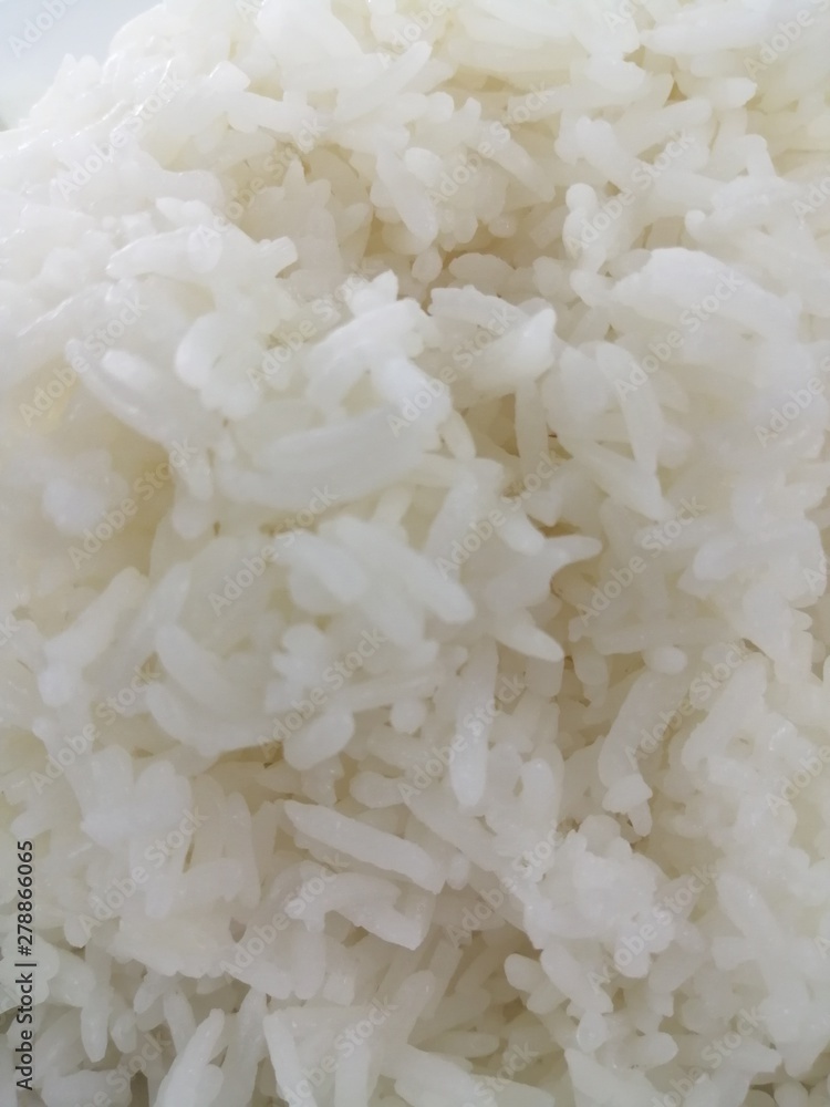 rice on white background rice on white background