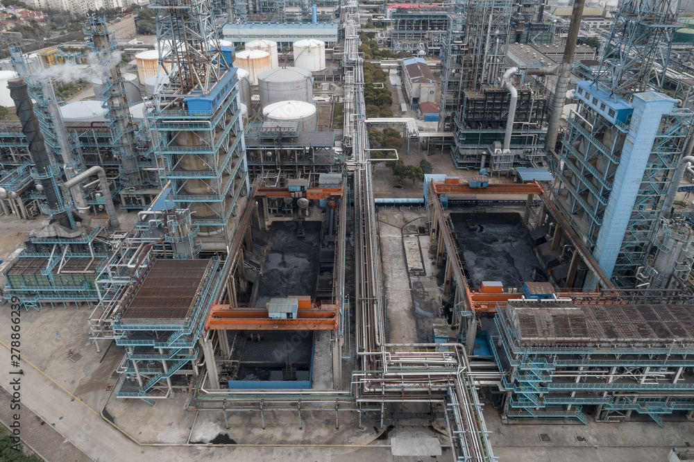aerial view of industrial buildings aerial view of industrial buildings