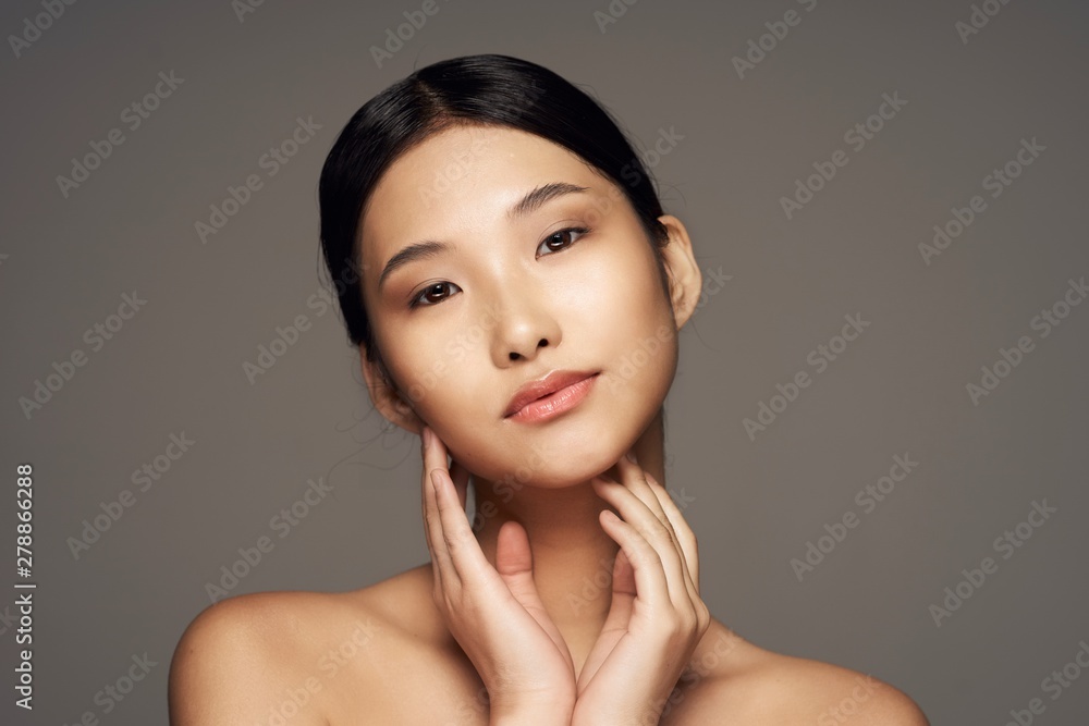 beautiful woman bare shoulders health spa treatments beautiful woman bare shoulders health spa treatments