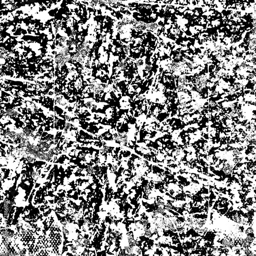 Dirty grunge background. The monochrome texture is old. Vintage worn pattern. The surface is covered with scratches.