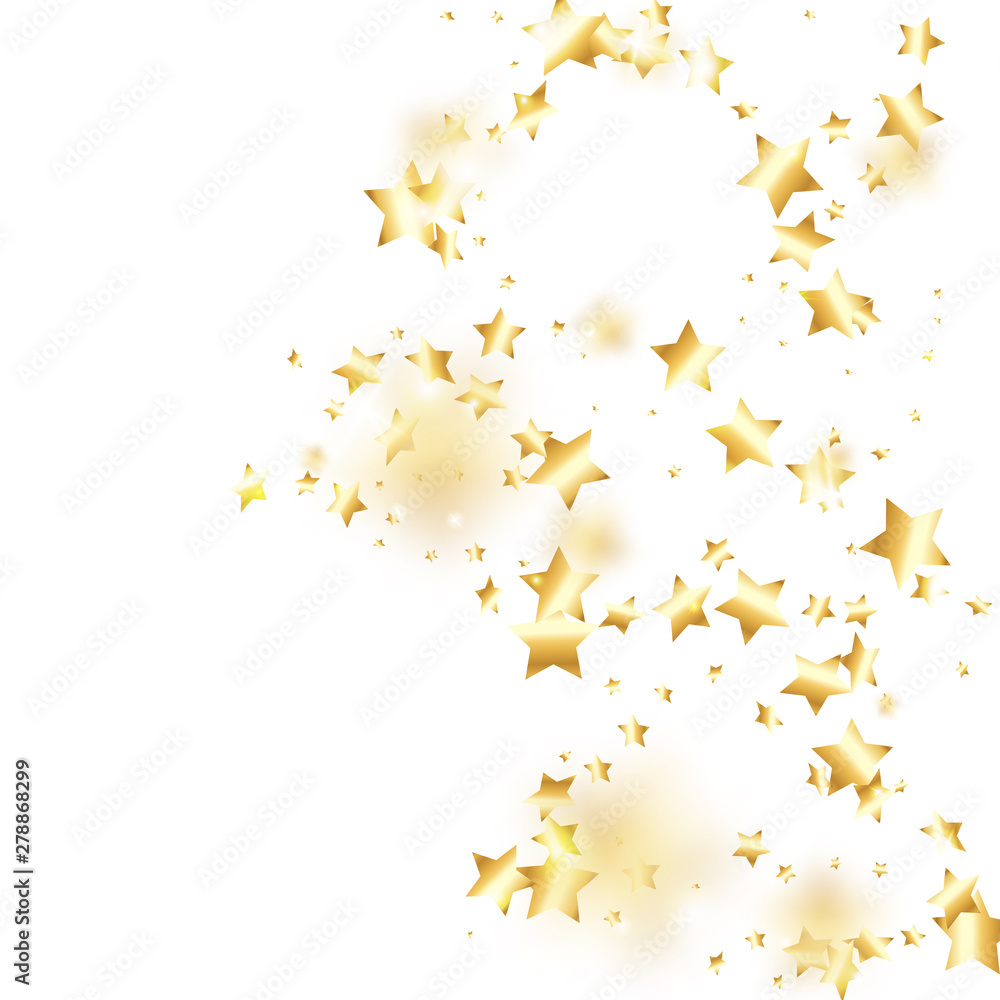 Star falling confetti background. Star falling confetti background.