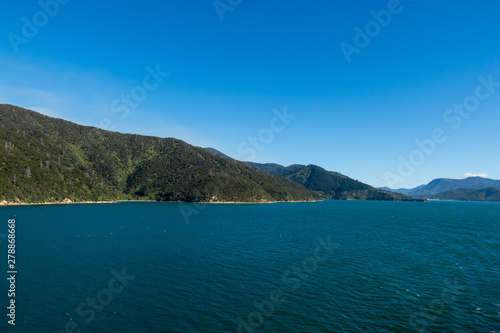 Stunning Marlborough Sounds landscape scenery in New Zealand © Stewart