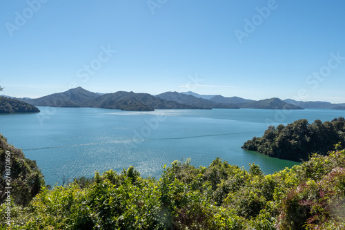 Fototapeta Naklejka Na Ścianę i Meble -  Stunning Marlborough Sounds landscape scenery in New Zealand
