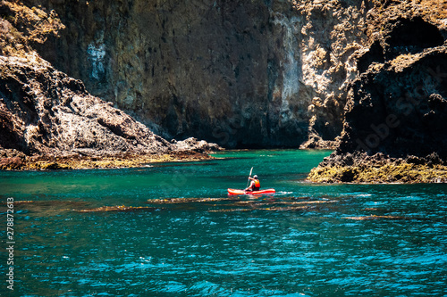 Sea Kayaking at Santa Cruz Island - Channel Islands National Park