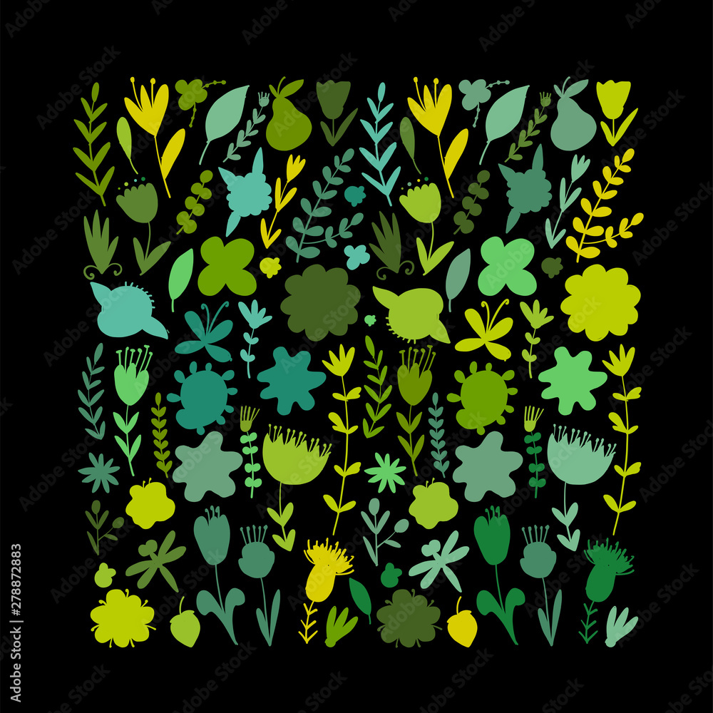 Obraz premium Floral frame for your design