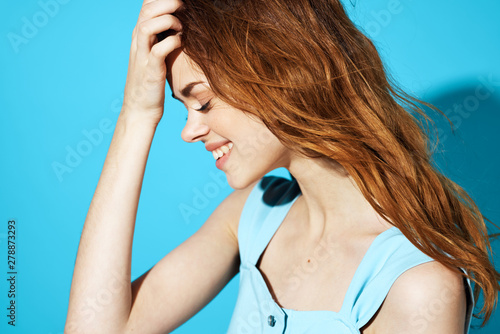 portrait of young woman in sunglasses