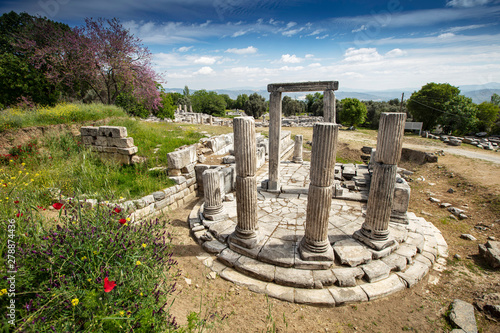 Ruins of the ancient sanctuary Lagina, Turkey  photo