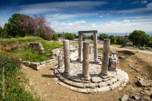 Ruins of the ancient sanctuary Lagina, Turkey  photo