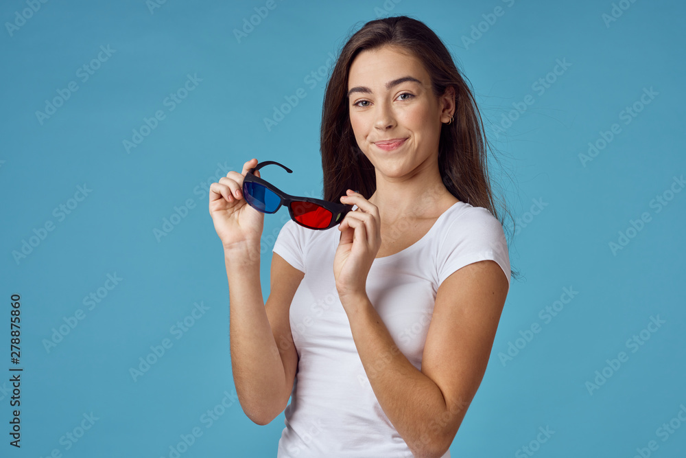 young woman with perfume bottle of water young woman with perfume bottle of water