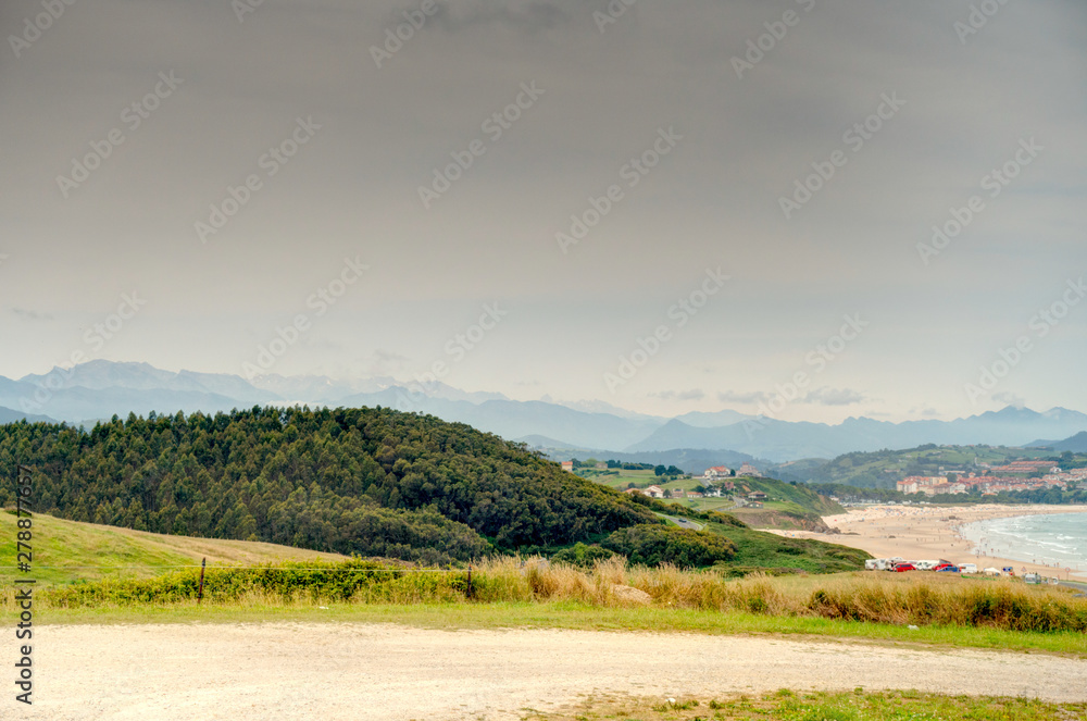 Landscape in Cantabria, Spain