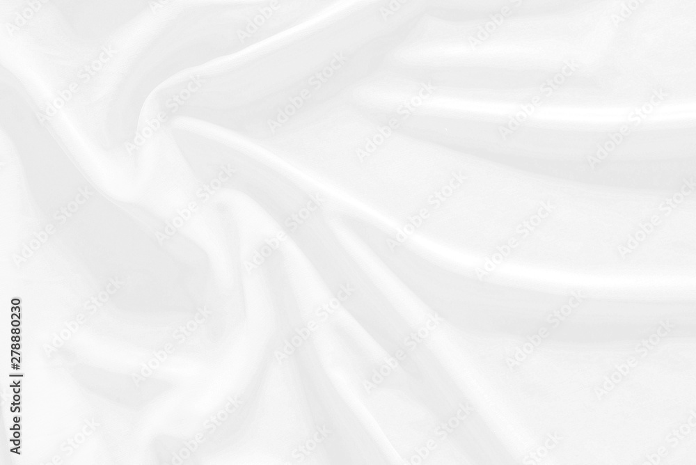 White fabric texture background. / Soft image.