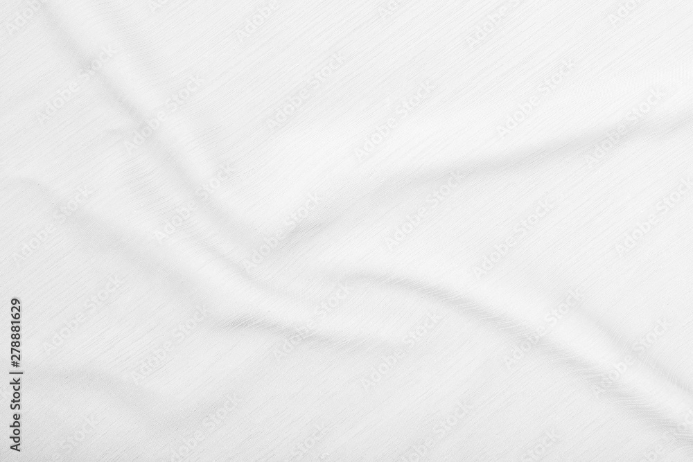 White fabric, cloth wave texture background, Empty space. White fabric, cloth wave texture background, Empty space.