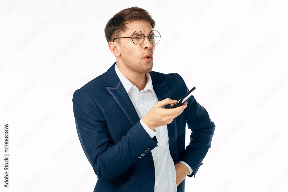 businessman with mobile phone