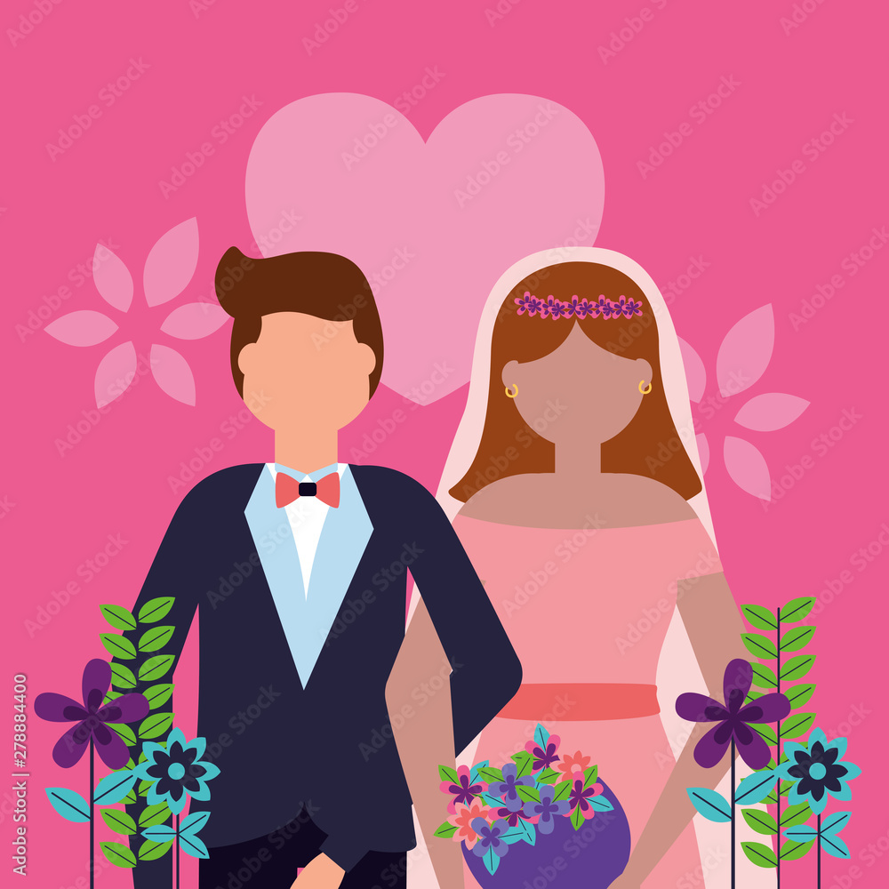flat design wedding people image flat design wedding people image