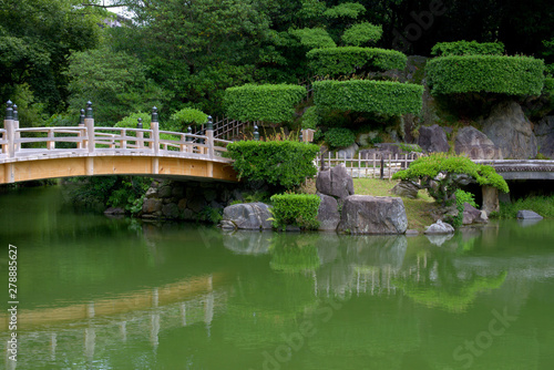 Japanese garden in Takamatsu, Shikoku