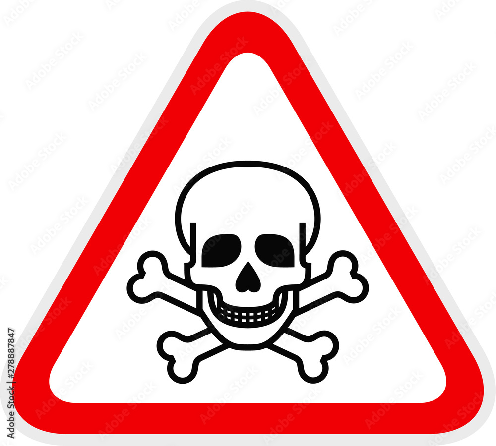 Triangular red Warning Hazard Symbol, vector illustration Triangular red Warning Hazard Symbol, vector illustration