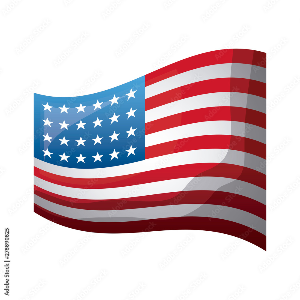Fototapeta premium united state of american flag