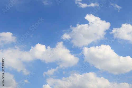 Blue Sky with white Cloud 
