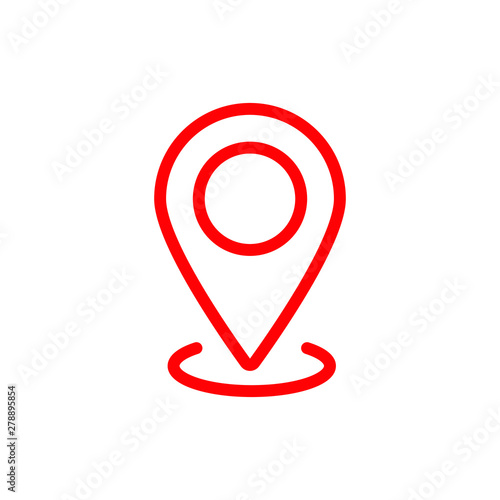 Red maps pin. Location map icon. Location pin. Pin icon vector. Free Download Red maps pin. Location map icon. Location pin. Pin icon vector. - GFXLoad