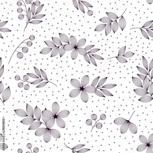 Black and white elegant lea...