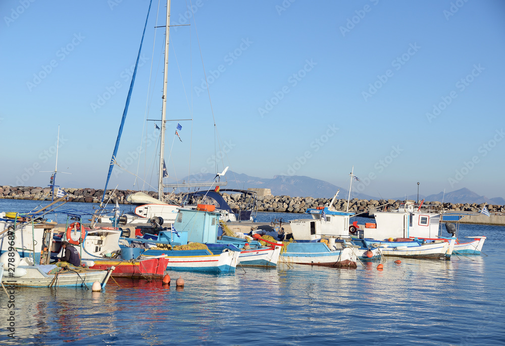 Obraz premium Hafen von Kardamena auf Kos