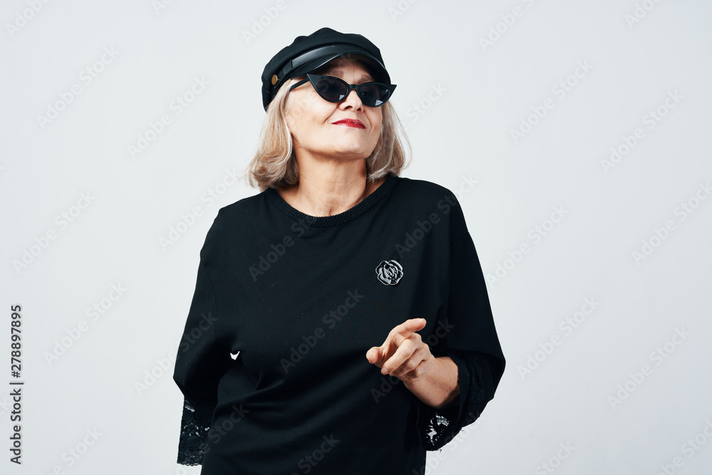 portrait of young woman in sunglasses portrait of young woman in sunglasses