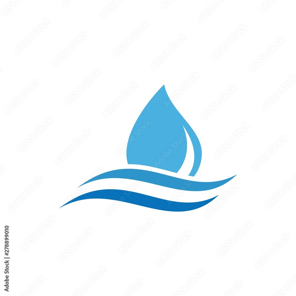 water drop Logo water drop Logo