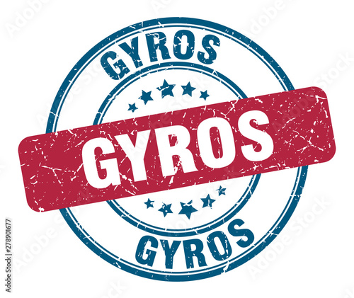 gyros stamp. gyros round grunge sign. gyros