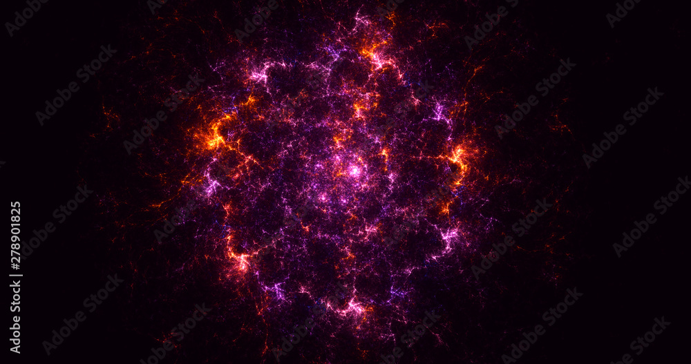 3D rendering abstract round light background 3D rendering abstract round light background