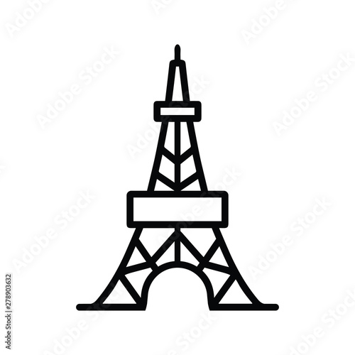 japan tower architecture view icon