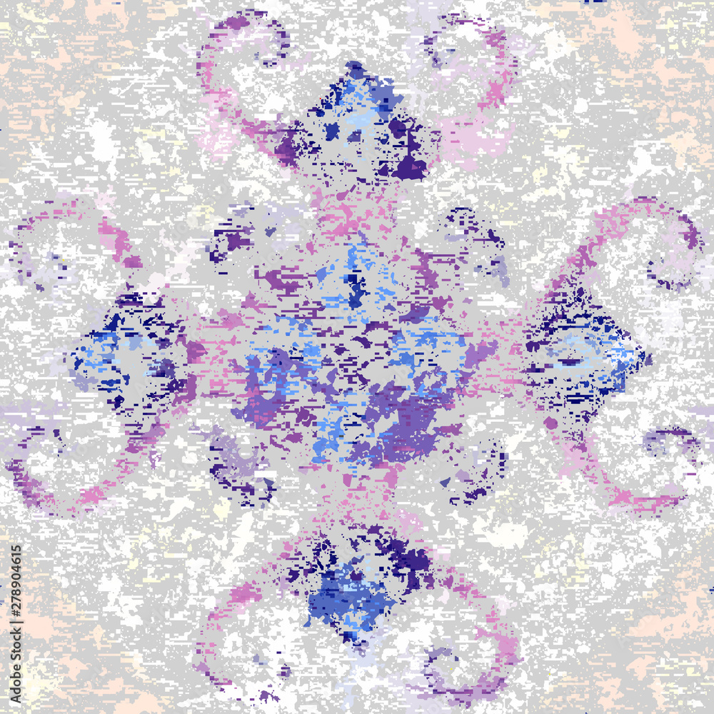 Vector image with imitation of grunge datamoshing texture. Vector image with imitation of grunge datamoshing texture.
