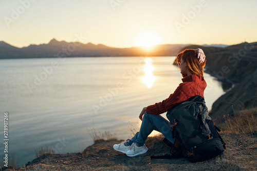 woman sitting on the beach © SHOTPRIME STUDIO
