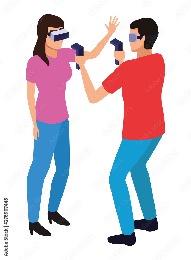 virtual reality technology experience cartoon virtual reality technology experience cartoon