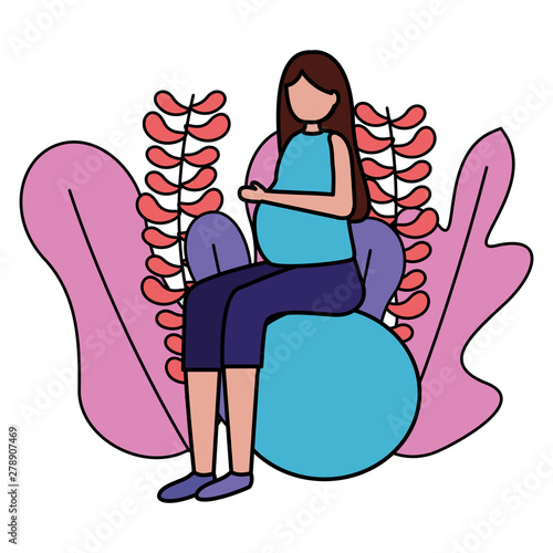 pregnancy and maternity scene flat