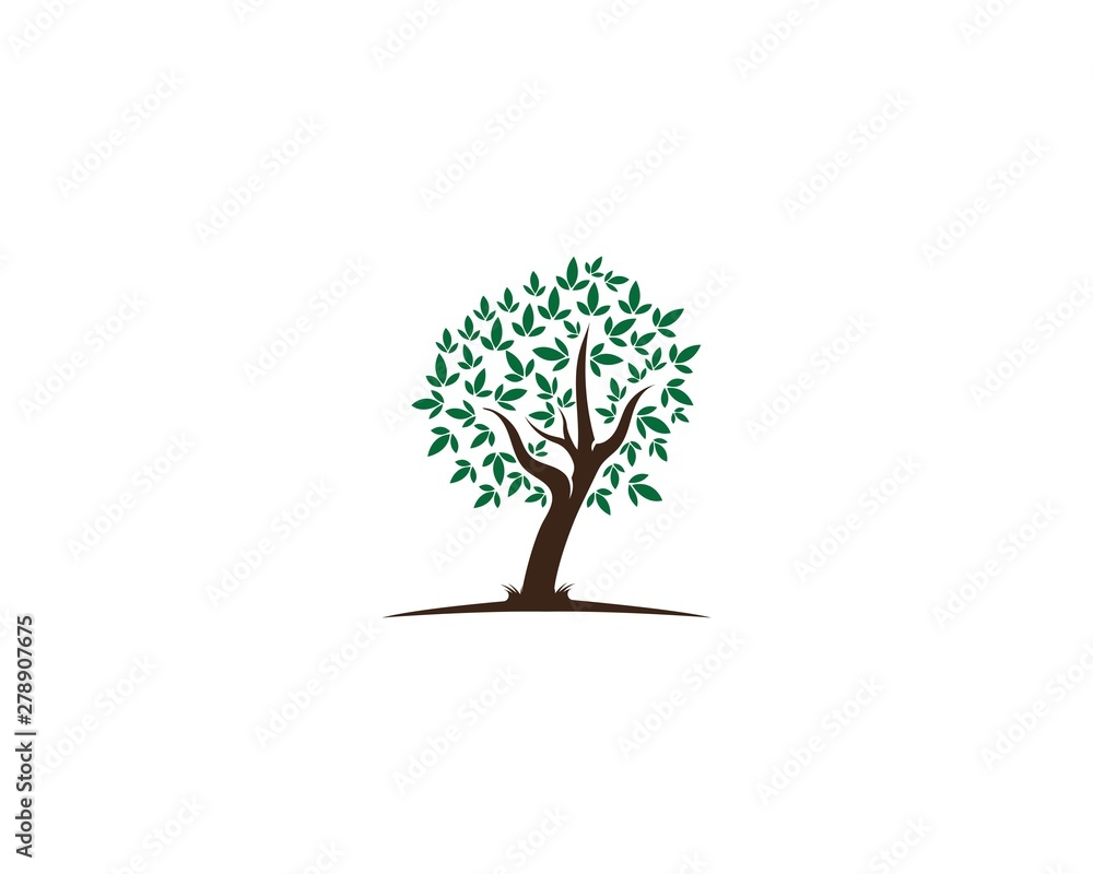 Green logo of tree ecology nature element vector Green logo of tree ecology nature element vector
