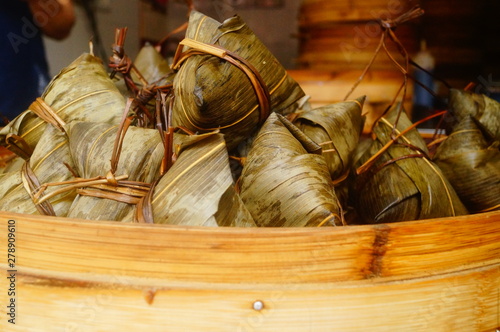 The Chinese rice dumplings