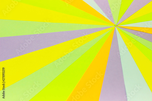 Bright unique colorful background consisting of different saturated colors. Palette of colors. Multicolor background from a paper of different colors. Geometric background of pastel tones.