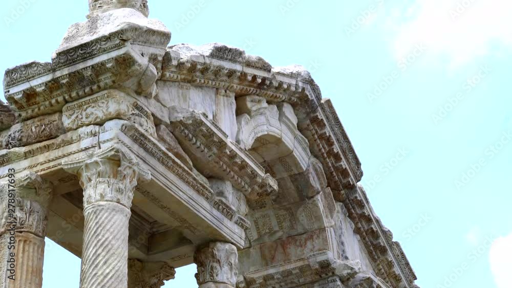 Ancient Roman Temple of Aphrodite Detail Ancient Roman Temple of Aphrodite Detail