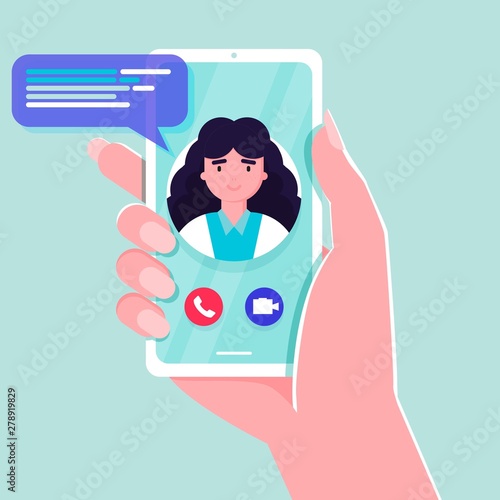 girl with mobile phone