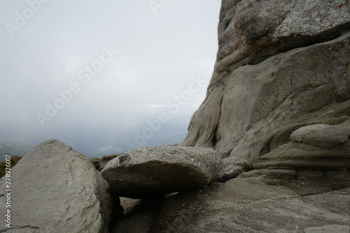 mountain peak rocks