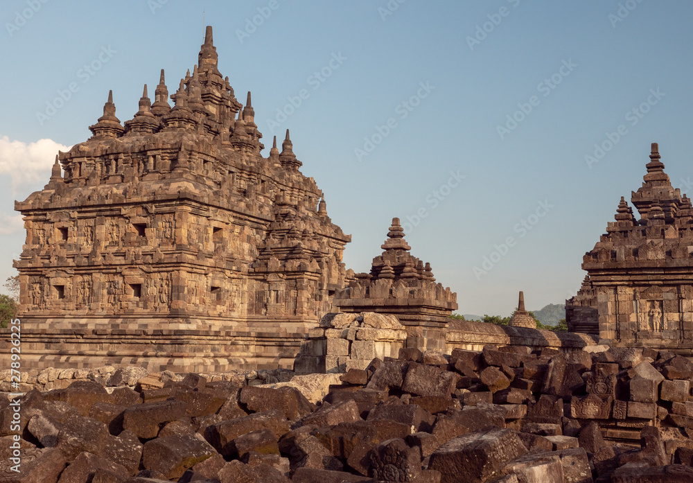 Plaosan temple in Java island,Indonesia