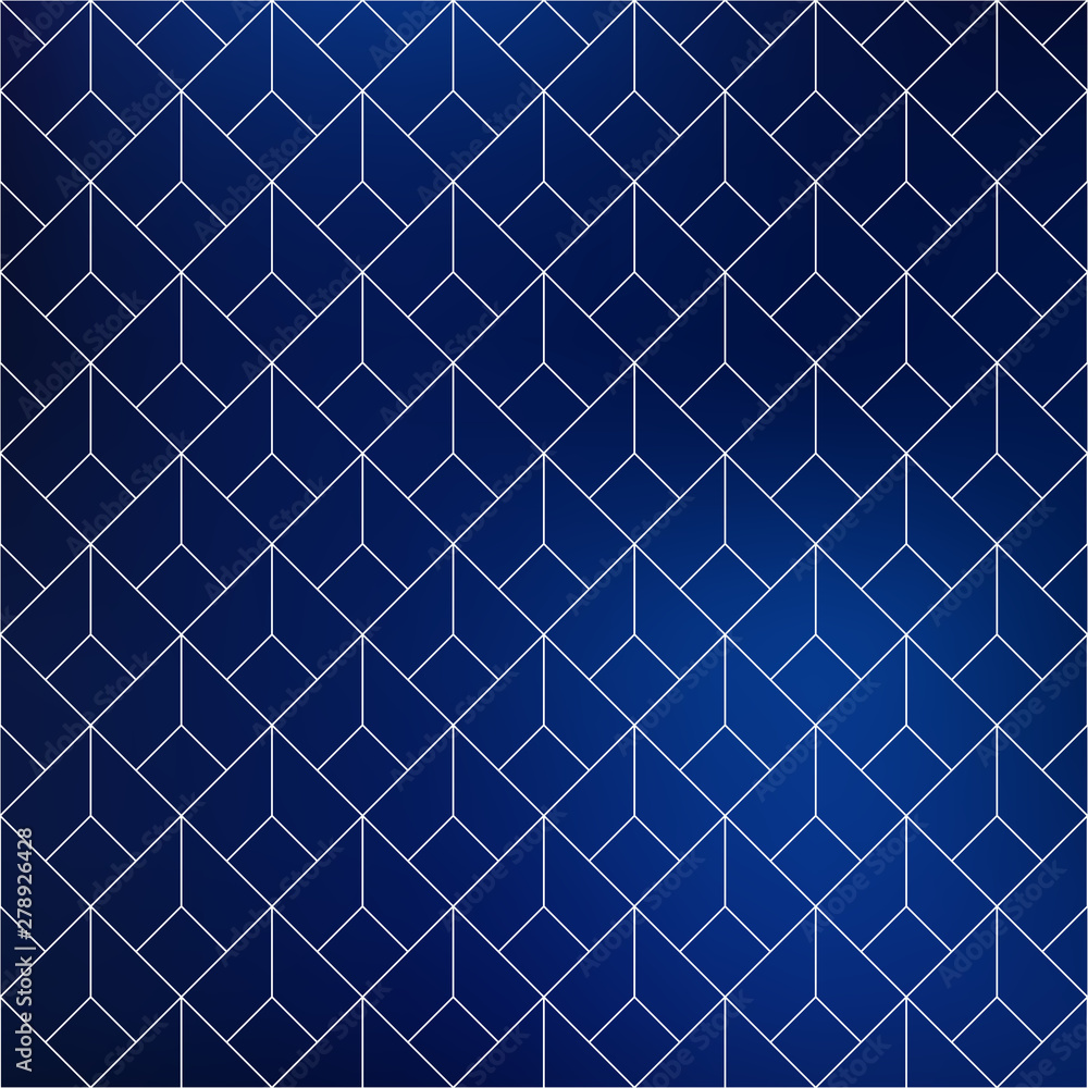 Geometric shapes on blue background Geometric shapes on blue background