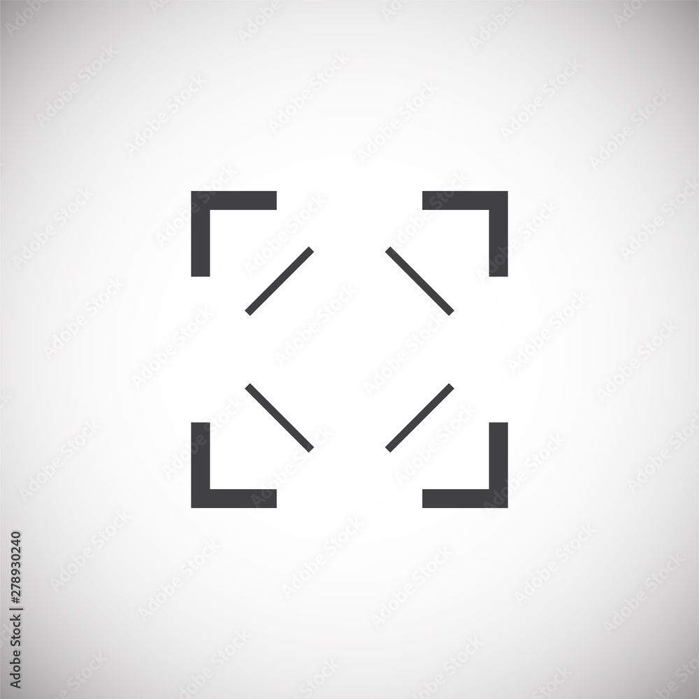 Viewfinder icon on background for graphic and web design. Simple illustration. Internet concept symbol for website button or mobile app. Viewfinder icon on background for graphic and web design. Simple illustration. Internet concept symbol for website button or mobile app.