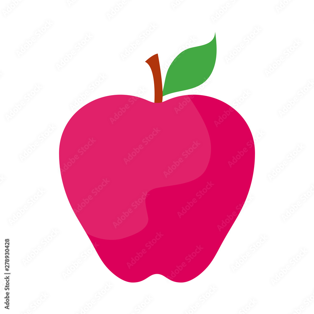fresh apple fruit isolated icon fresh apple fruit isolated icon
