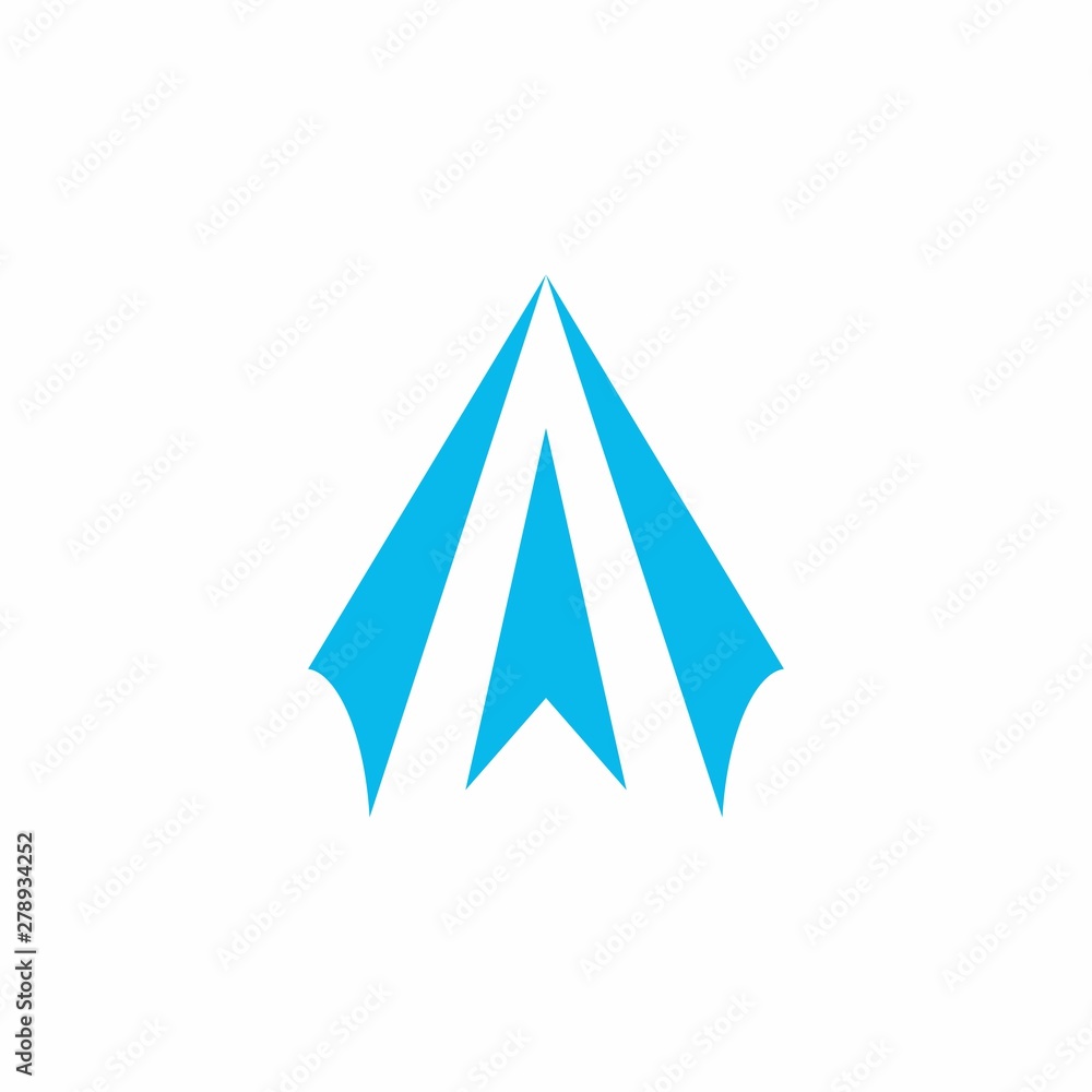 arrow logo letter A vector arrow logo letter A vector