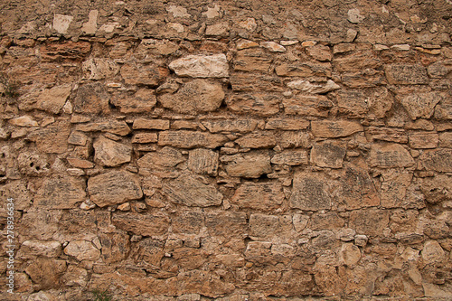 Background. Stone wall fragment texture