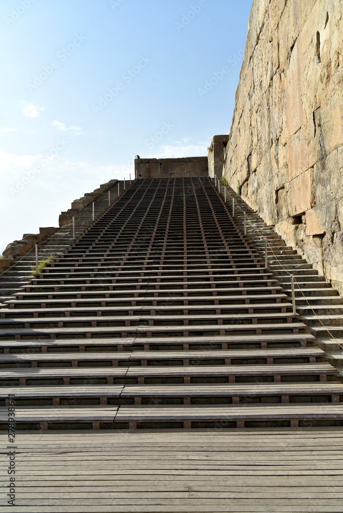 Persepolis (Takht-e-Jamshid or Taxt e Jamsid or Throne of Jamshid), capital of the Achaemenid Empire, Shiraz, Fars, Iran, June 24, 2019 Persepolis (Takht-e-Jamshid or Taxt e Jamsid or Throne of Jamshid), capital of the Achaemenid Empire, Shiraz, Fars, Iran, June 24, 2019