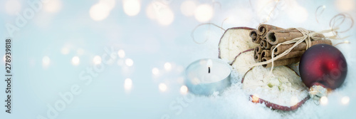 Christmas still life in col...